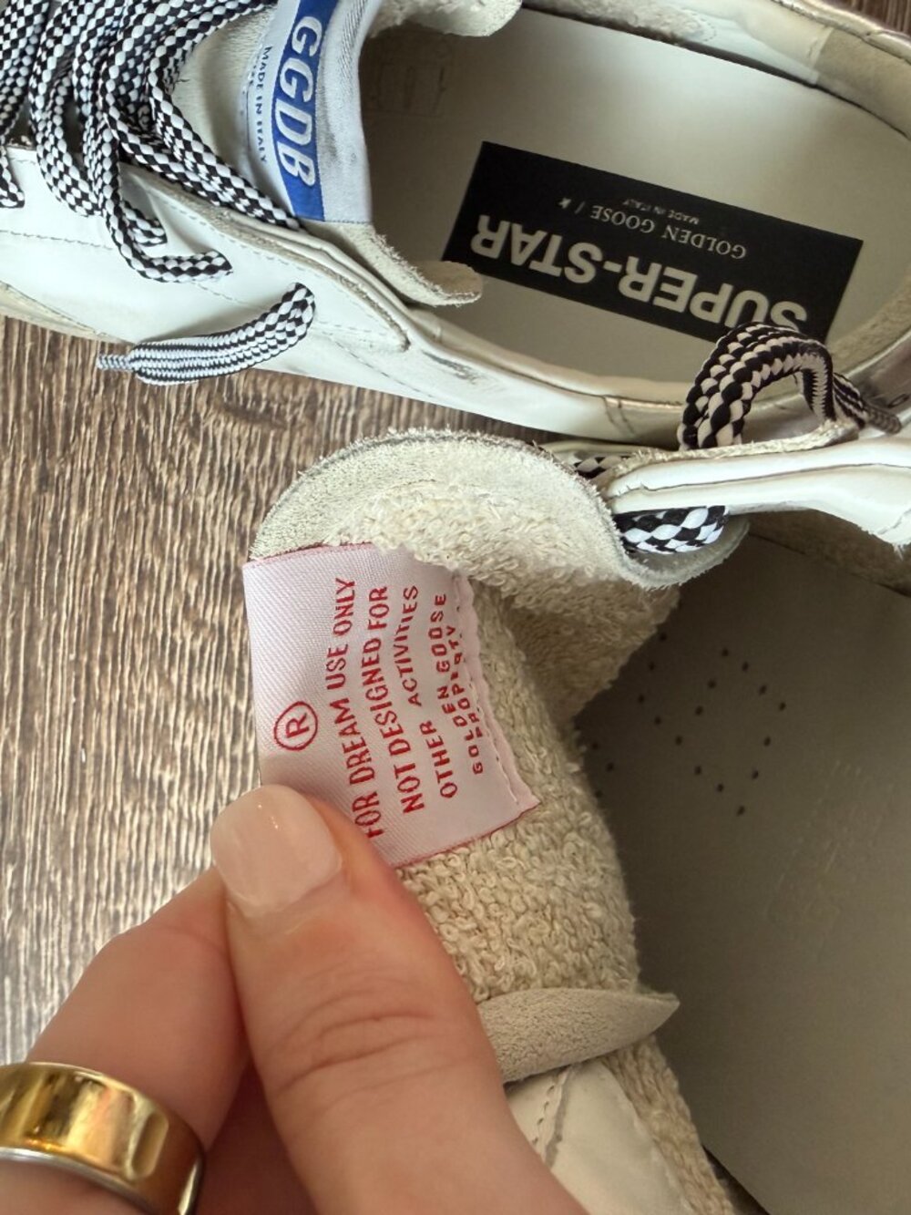 Golden Goose Super-Star White Silver Sneakers Size 40 - Picture 7 of 11